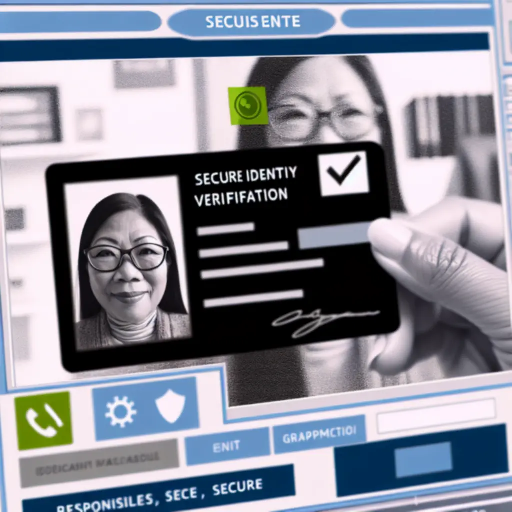 Illustration de vérification d'identité pour accéder aux paris en ligne