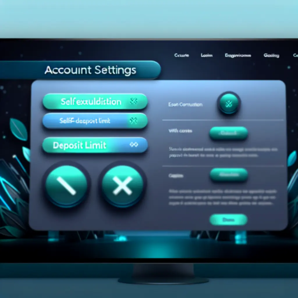 Illustration d'outils de limites et d'auto-exclusion pour le jeu responsable