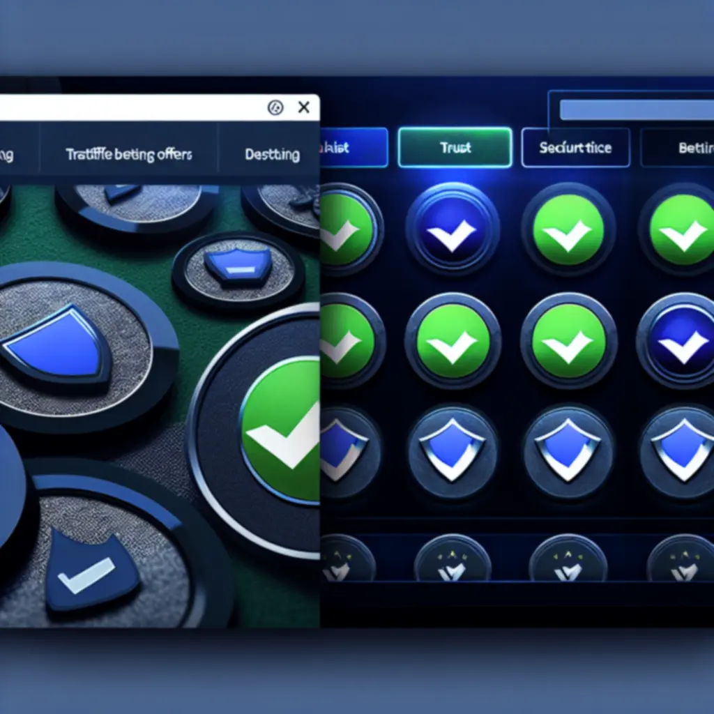Illustration symbolisant la certification et la vérification des offres de paris en ligne.